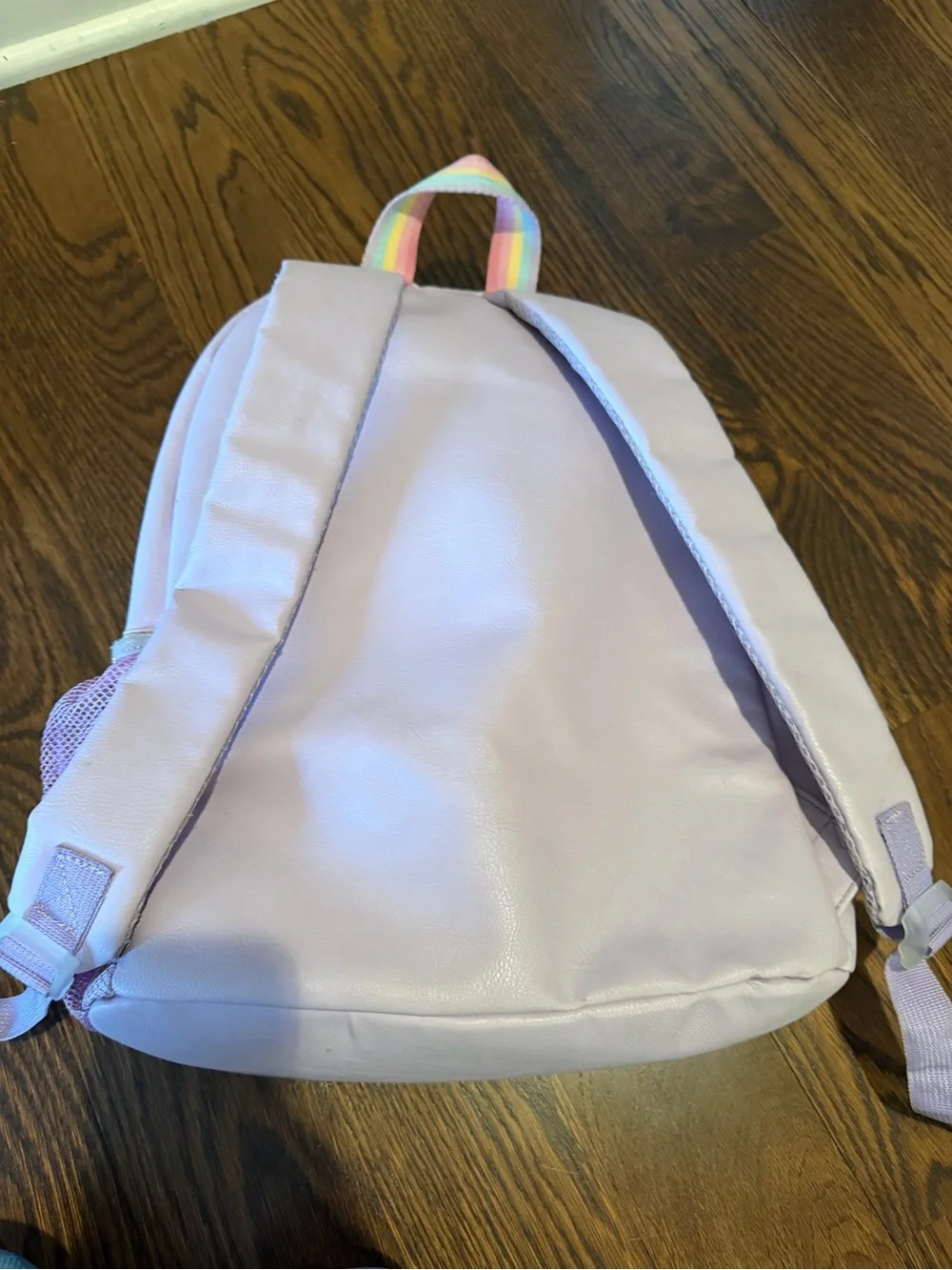 Kids Pastel Plaid 'LOVE' Backpack - Pink—OMG accessories backpack